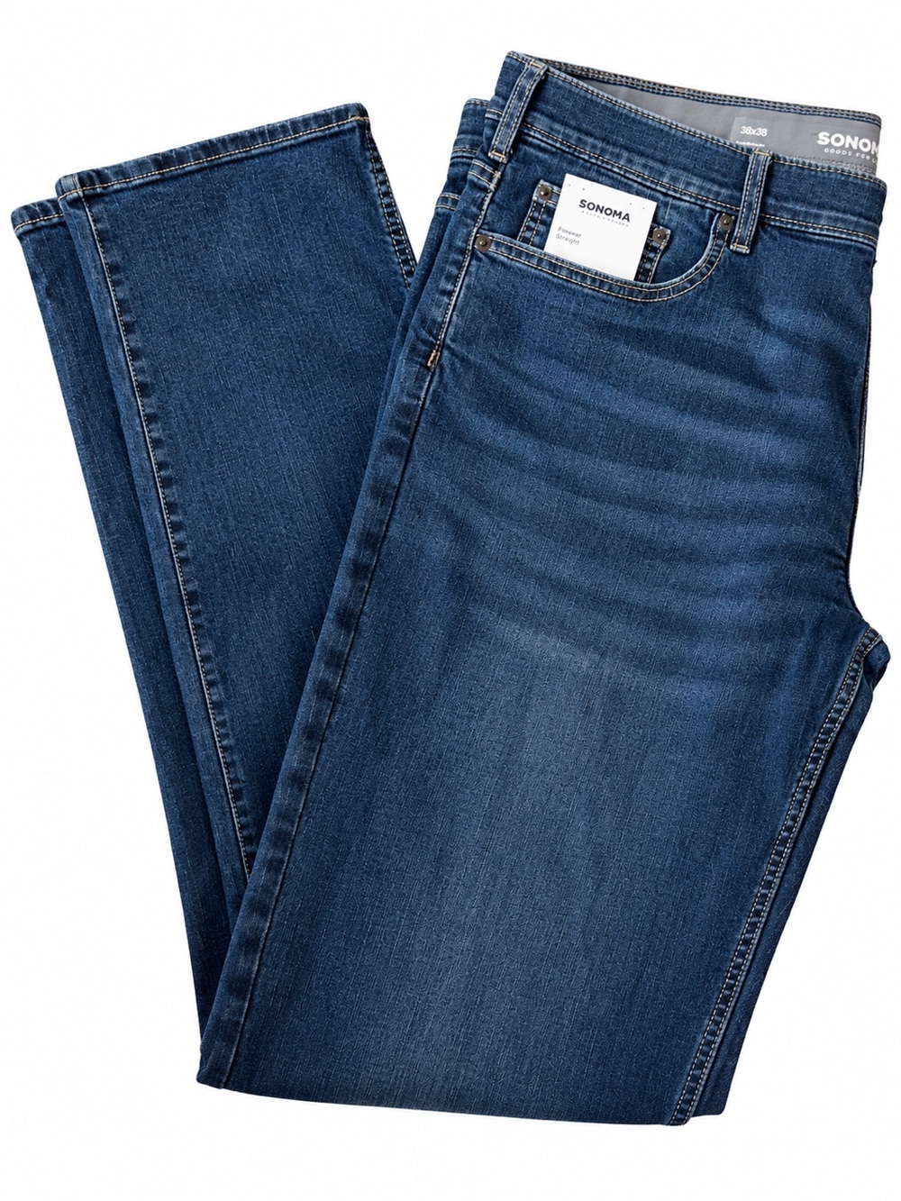 SONOMA Men's Dark Blue Slim Straight Jeans